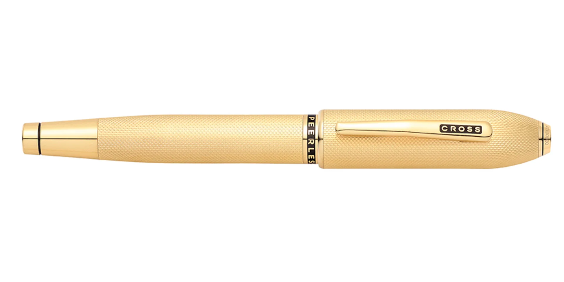 Peerless™ 23KT Heavy Gold Plate with Gold Plated Appointments and Swarovski Crystal Rollerball Pen - Image 5