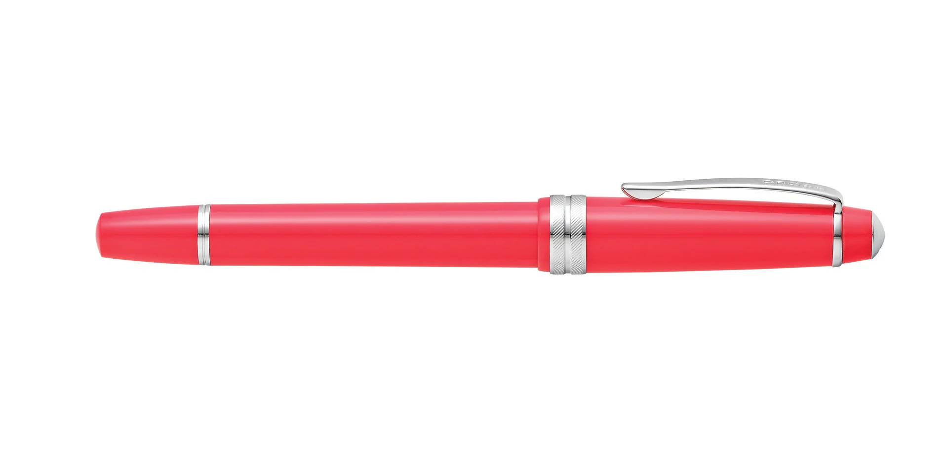 Bailey Light™ Polished Coral Resin Rollerball Pen - Image 6