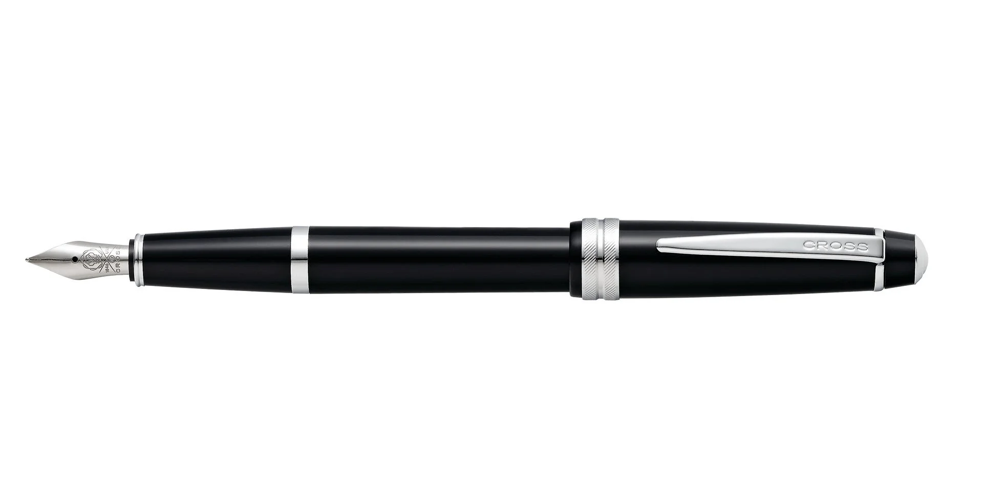 Bailey Light™ Polished Black Resin Medium Nib Fountain Pen - Image 3