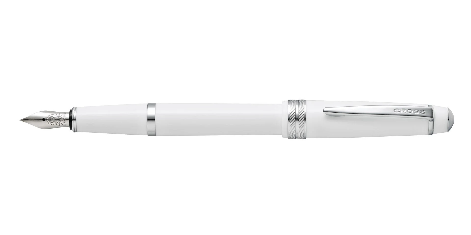 Bailey Light™ Polished White Resin Medium Nib Fountain Pen - Image 3