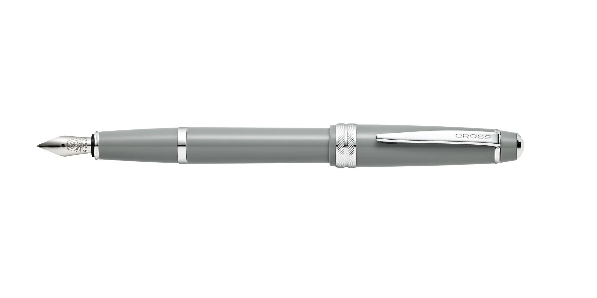 Bailey Light™ Polished Gray Resin Extra-Fine Nib Fountain Pen - Image 3