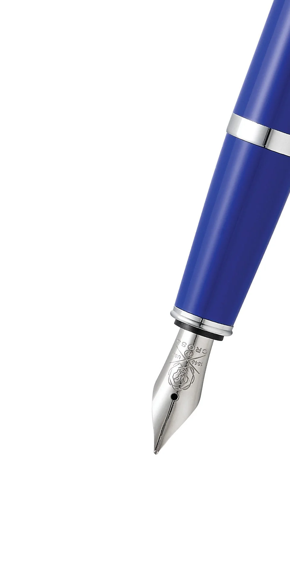 Bailey Light™ Polished Blue Resin Medium Nib Fountain Pen - Image 2