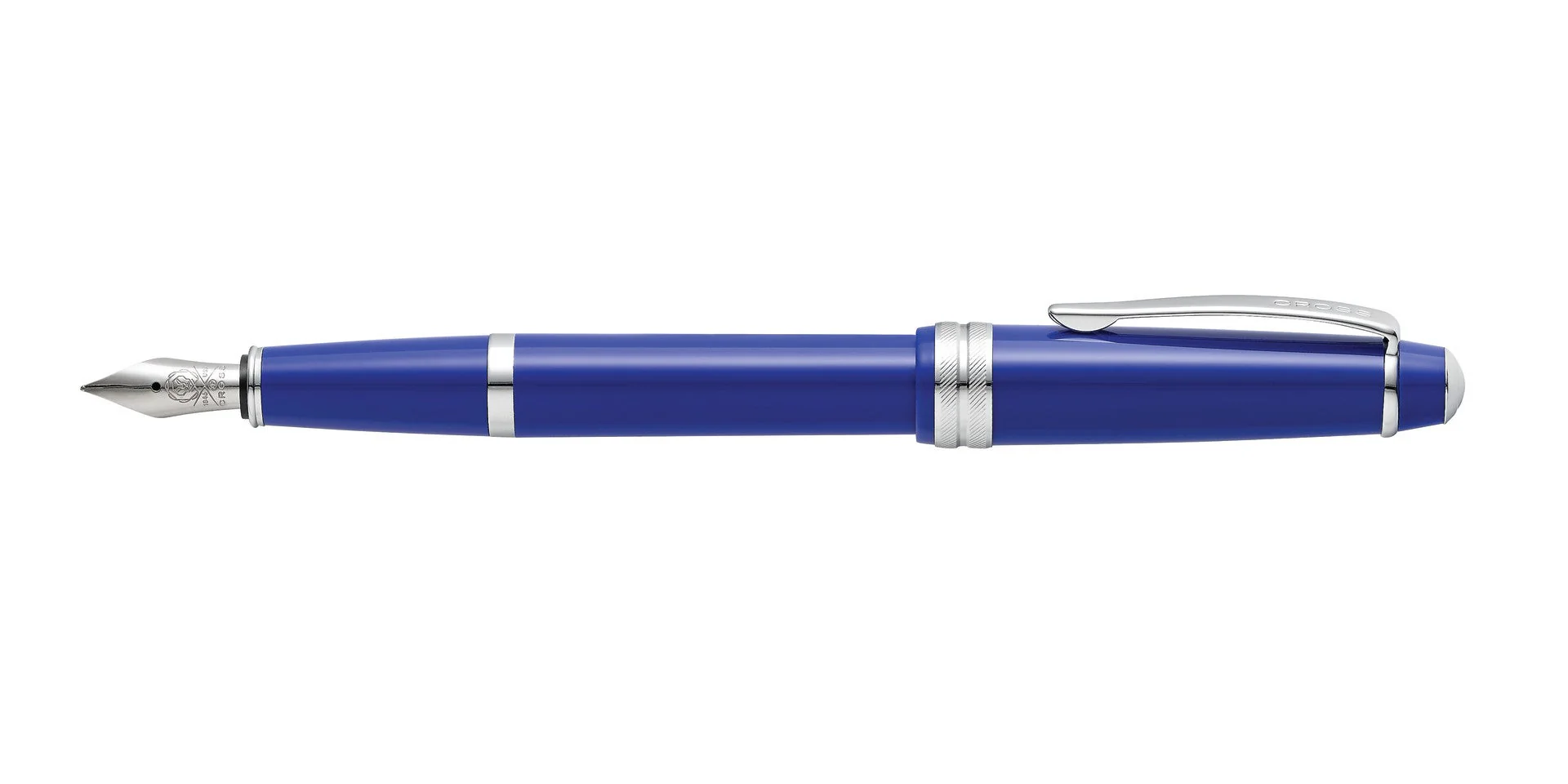 Bailey Light™ Polished Blue Resin Extra-Fine Nib Fountain Pen - Image 4