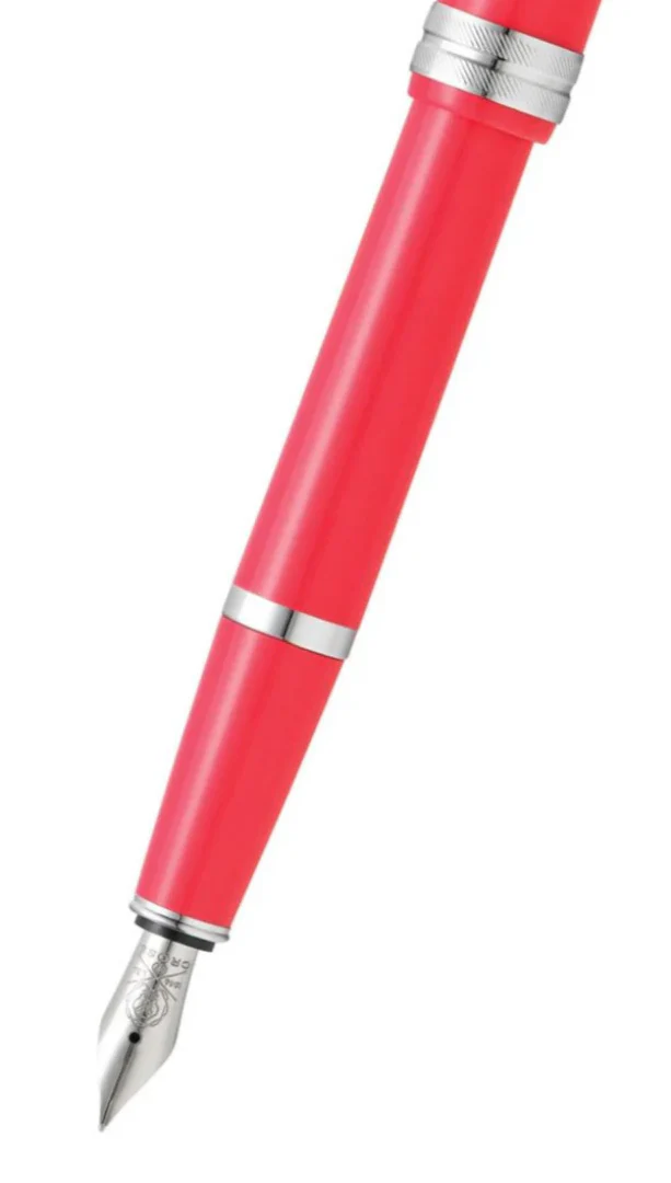 Bailey Light™ Polished Coral Resin Extra-Fine Nib Fountain Pen - Image 2