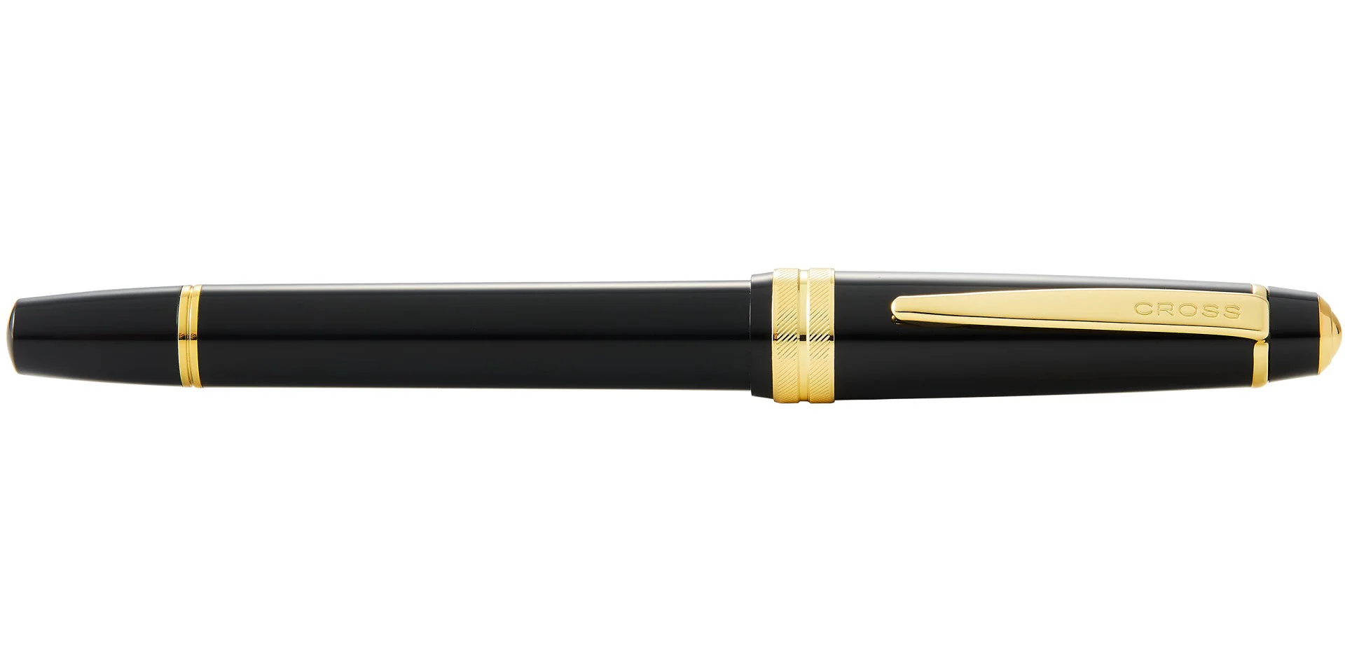 Bailey Light™ Polished Black Resin and Gold Tone Extra-Fine Nib Fountain Pen - Image 5