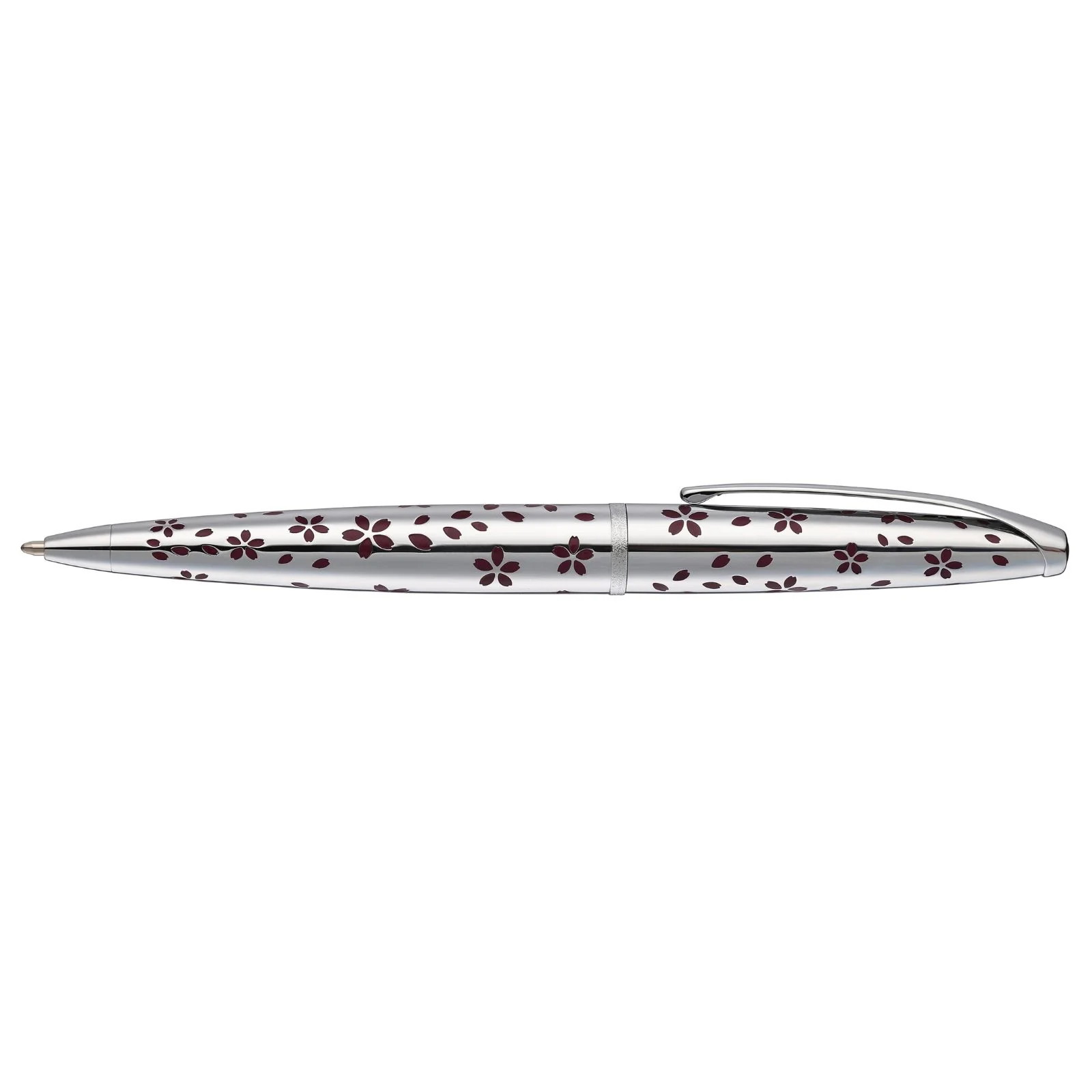 ATX® Cherry Blossom Polished Chrome with Polished Chrome Appointments Ballpoint Pen - Image 3