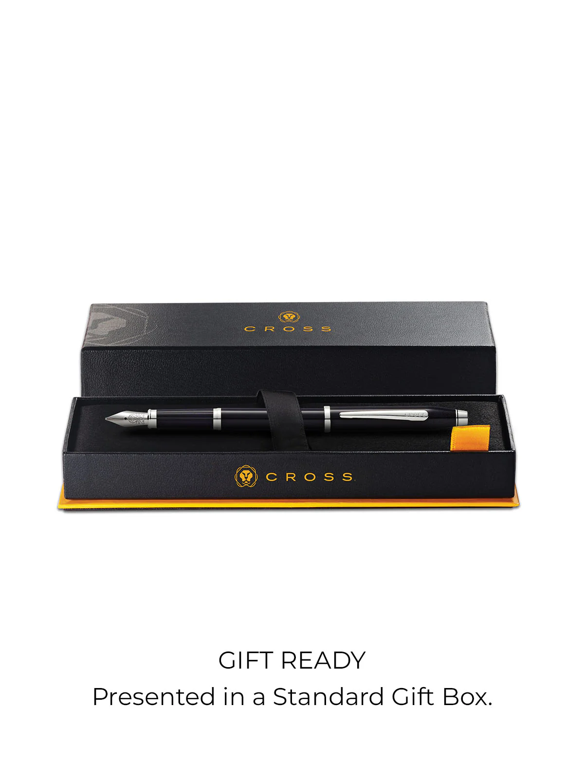Century® II Black Lacquer Fine Nib Fountain Pen - Image 3
