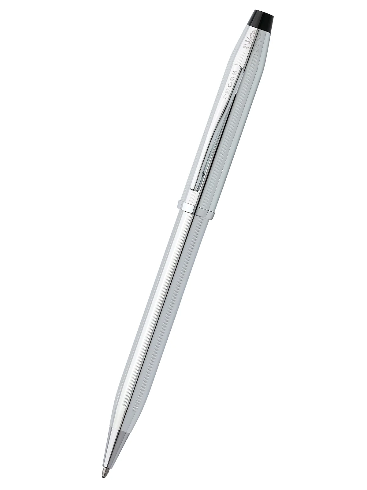 Century® II Lustrous Chrome Ballpoint with Classic Black Journal Gift Set - Image 2