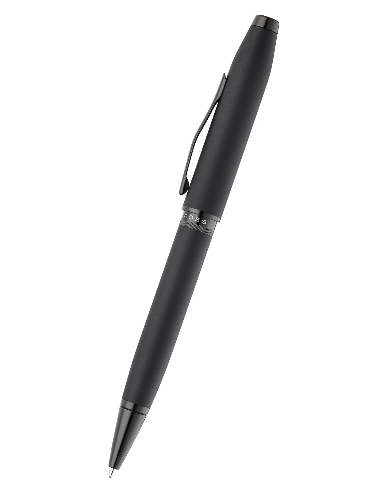 Foundry Matte Black Lacquer with PVD Black Appointments Ballpoint Pen - Image 2