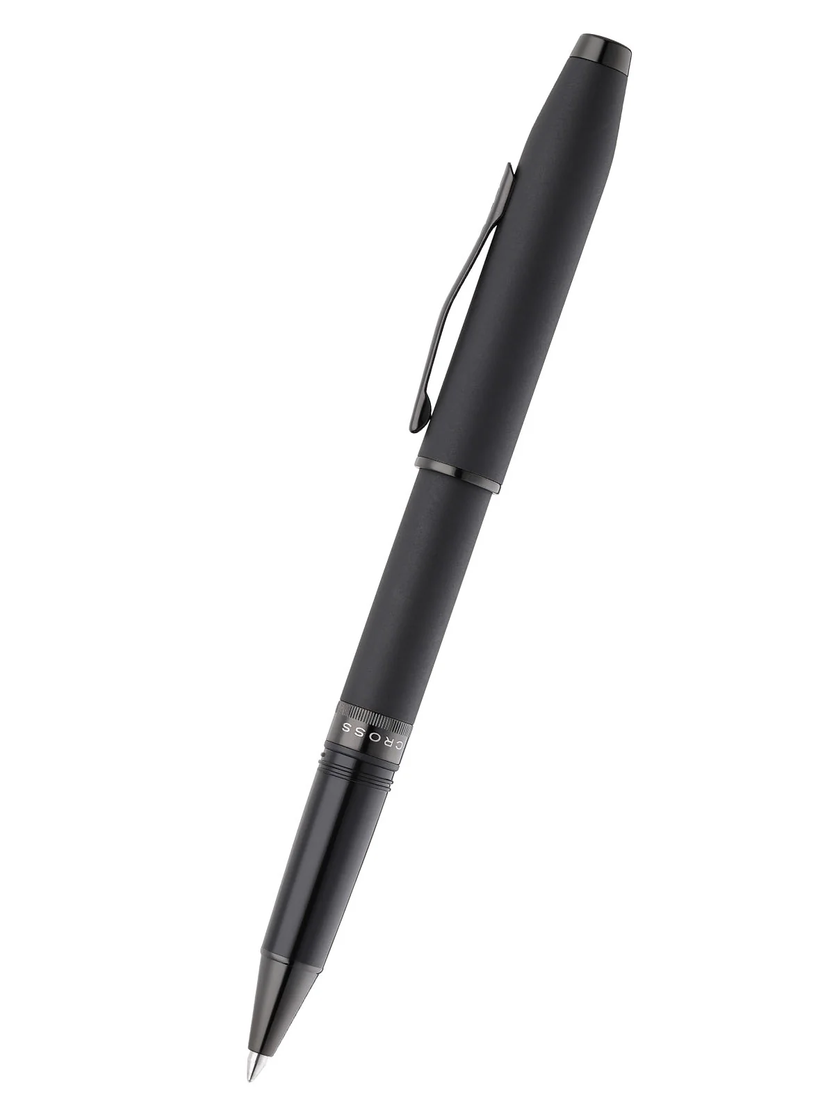Foundry Matte Black Lacquer with PVD Black Appointments Rollerball Pen - Image 2