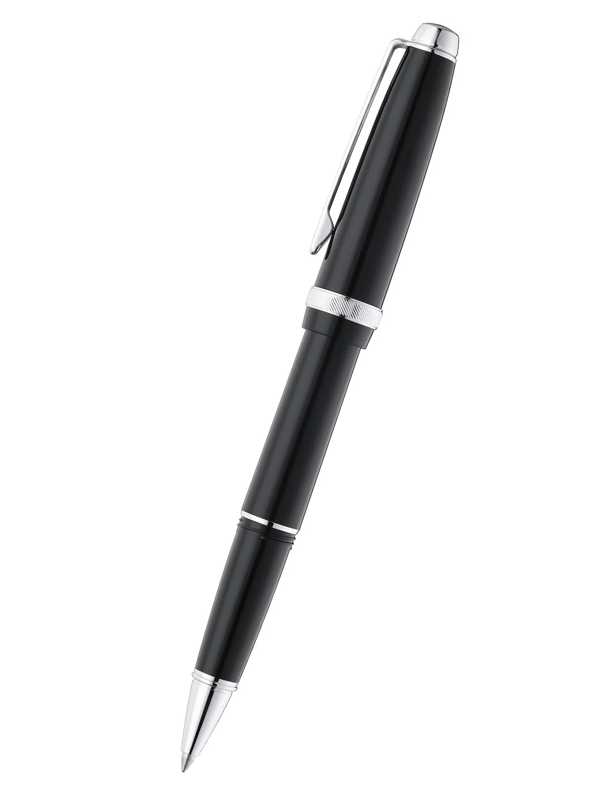 Lume Obsidian Black with Polished Chrome Appointments Ballpoint Pen - Image 3
