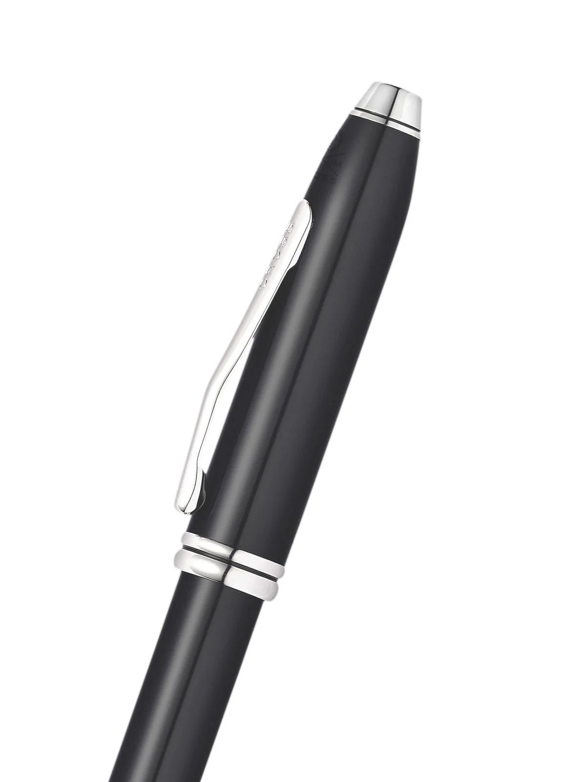 Townsend® Black Lacquer with Polished Chrome Ballpoint Pen - Image 2