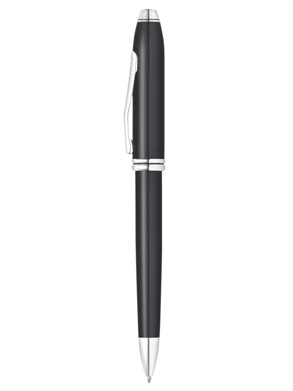 Townsend® Black Lacquer with Polished Chrome Ballpoint Pen - Image 3