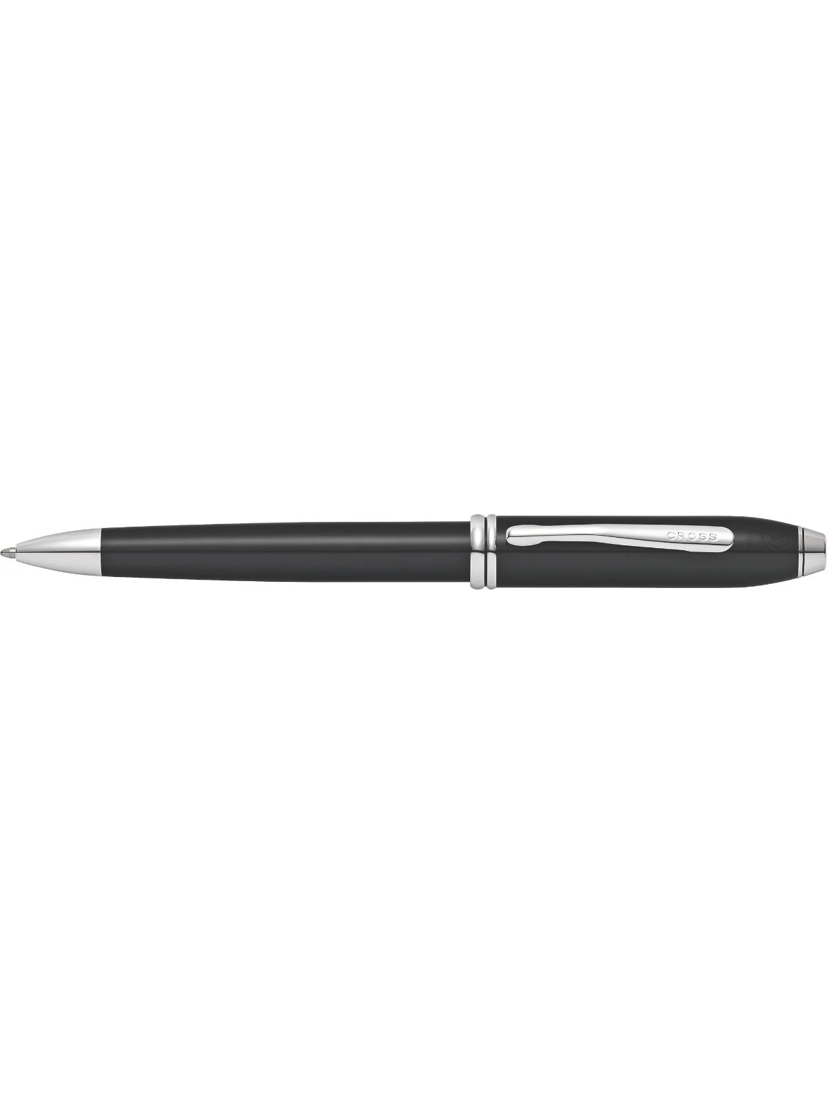 Townsend® Black Lacquer with Polished Chrome Ballpoint Pen - Image 4