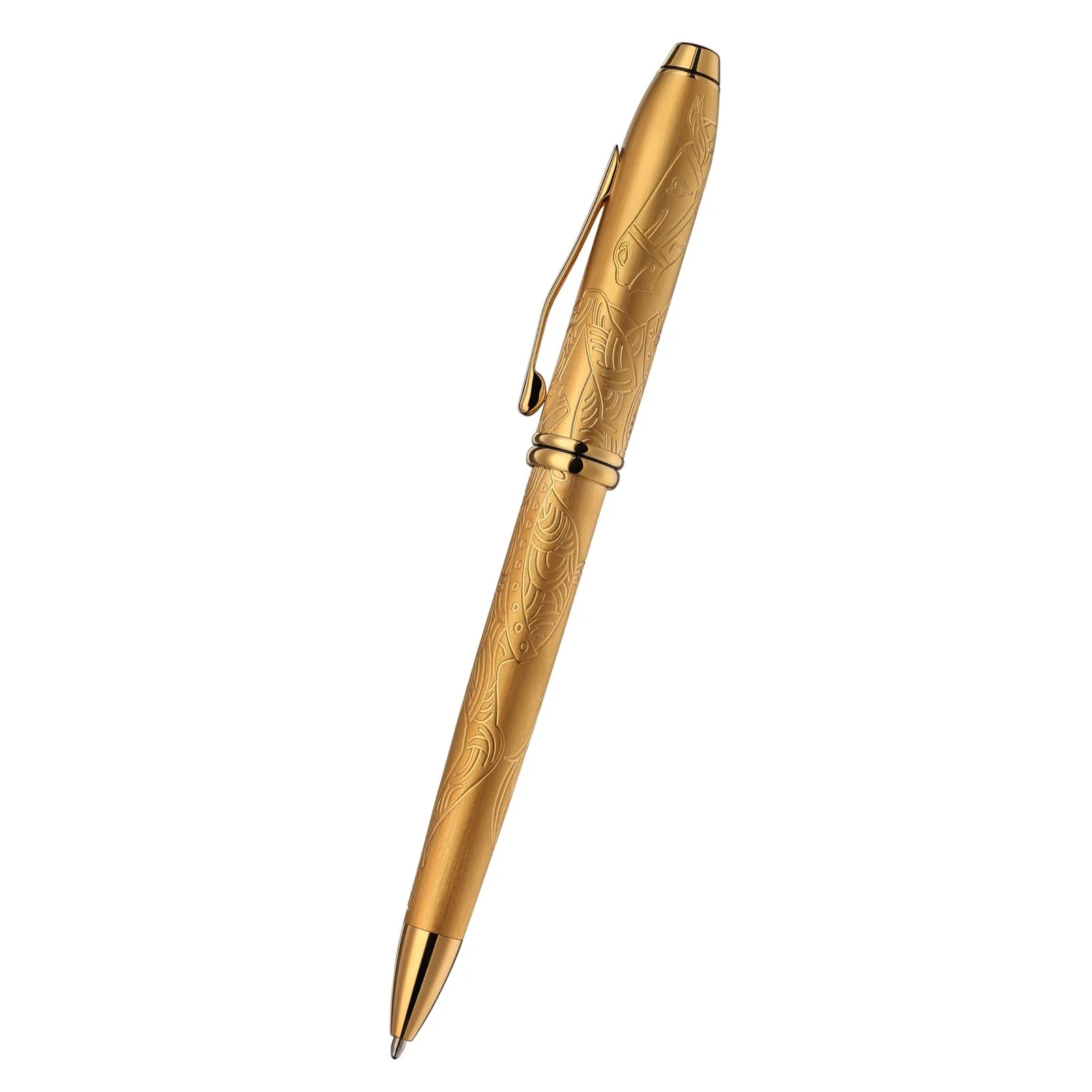 Townsend® Zodiac Year of the Horse 23KT Gold-plated with Gold-plated Appointments Ballpoint Pen - Image 3